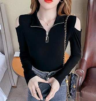 mignon wave lib shoulderオフショルダー編み長袖トップス mignon wave lib shoulderオフショルダー編み長袖トップス